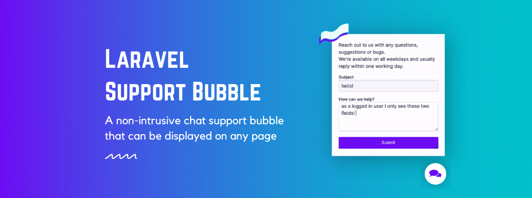 Quickly Add a Non-intrusive Laravel Chat Bubble on Any Page cover image